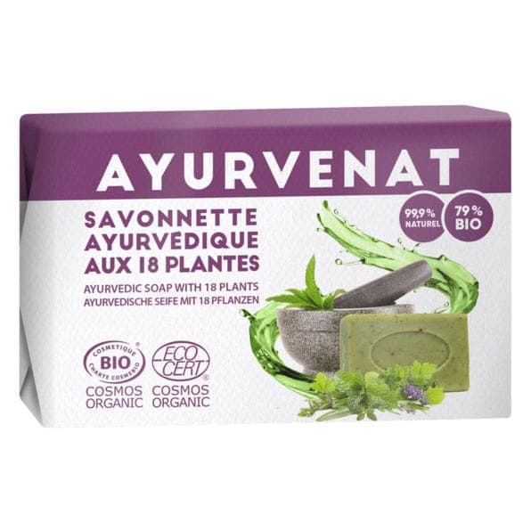 Savonnette ayurvedique aux 18 plantes