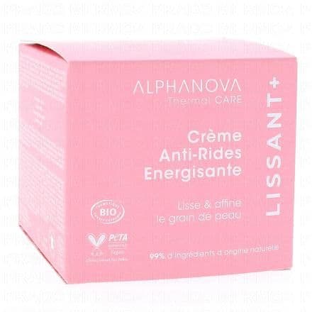 ALPHANOVA Thermal Care - Crème anti-rides énergisante lissant+ bio 50ml