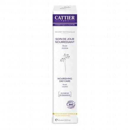 CATTIER Secret Botanique soin de jour nourrissant bio flacon 50ml
