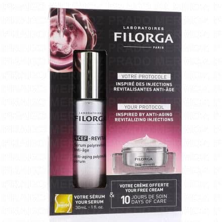 FILORGA Coffret NCEF-Revitalize - Votre protocole Sérum 30ml + crème 15ml offerte