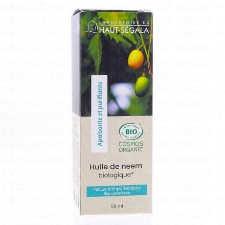 HAUT SEGALA Huile de neem bio 50ml