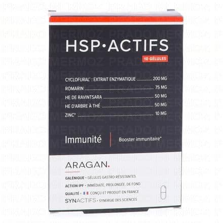 ARAGAN Synactifs - HSP Actifs Immunité X10 gélules